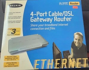 Belkin F5D5231-4 4-Port 10/100 Cable/DSL Router - Picture 1 of 2
