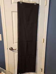 Vintage Halloween Black Polyester Gabardine Fabric 4 yards 64 wide Spooky - Picture 1 of 4