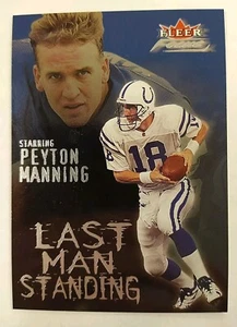 2000 Fleer Focus Peyton Manning Last Man Standing Insert #4 Colts - Picture 1 of 2