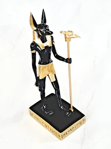 Egyptian Anubis Statue Resin Art Craft,Retro Dog God Figerine Ancient Egypt - Picture 1 of 6