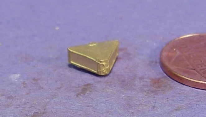 HO/HOn3 BRASS STEAM LOCOMOTIVE CNR STYLE NUMBER BOARD WISEMAN BACK SHOP HBS280 - Image 1 of 1