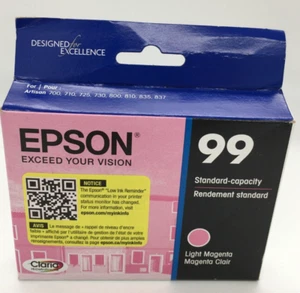 Cartucho de tinta magenta ligera Epson T099620 original fabricante de equipos originales - Exp. 12.2024 - Imagen 1 de 3