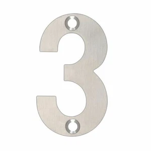Numerals No 3 - 50mm - Stainless Steel - Picture 1 of 1