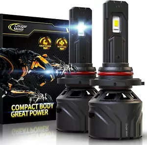 Cougar Motor 9005 Bulbs HB3 Fog Lights 6500K White Non-Polarity 9005 Fog Bulb... - Picture 1 of 7