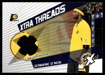 2002-03 Topps Xpectations Xtra Threads Relics Jermaine O'Neal Indiana Pacers - Image 1 of 2