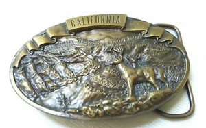 Siskiyou 1978 Bergamot Brass Works California Gürtelschnalle F-25 gebraucht VGLN - Bild 1 von 6