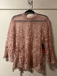 Brand New With Tags, womens tops and blouses In Lace. Zips In Back - Picture 1 of 4