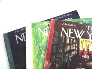 1963 New Yorker Complete Magazines Lot July 13, 20, and 27. - Picture 1 of 7
