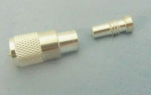 PL-259 & UG-17*, Silver/Teflon Solder Type, W / Adapter, 6 Pack Quality Counts - Picture 1 of 1