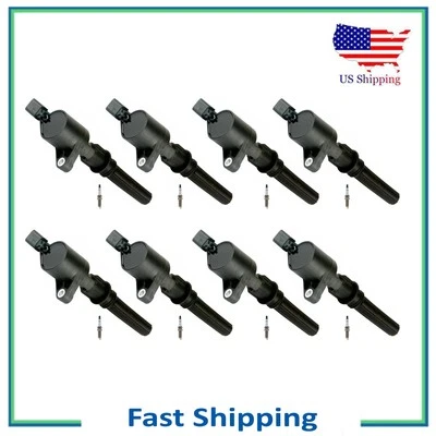 Bujía doble platino Bosch y bobina de encendido FD503 para 03-08 Ford F-150 4,6 L Foto 1 de 4