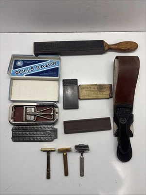 Razors And Supplies Lot Hones-Sharpener  - Image 1 of 4