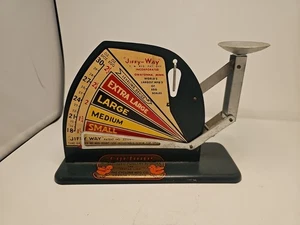 Jiffy-Way Egg Scale Green Vintage Owatonna Minn Cyclone Poultry Indiana Nice - Picture 1 of 12