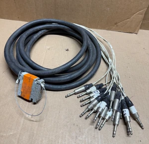 16-CHANNEL AUDIO INSERT CABLE FOR ANALOG DESKS, 20 ft. - Picture 1 of 7
