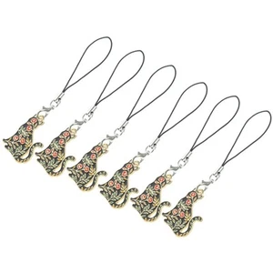 6 Pcs Mobile Phone Strap Dog Adjustable Lanyard Cell Charm Wrist - Zdjęcie 1 z 12