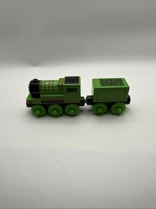 Thomas Wooden Train Wood Henry & Henry's Tender GHK13 Fisher Price - Picture 1 of 6