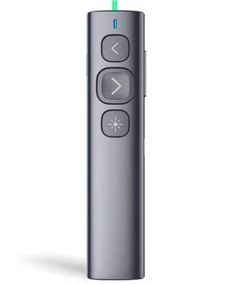 Control inalámbrico presentaciones Bluetooth con USB-A recargable verde, Nuevo - Image 1 of 4