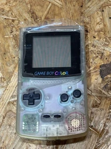 Consola Game Boy Color Transparente con Panel Reemplazado y Altavoz Probado Nintendo - Imagen 1 de 6