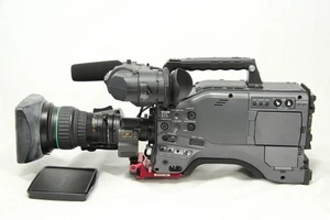 Panasonic AJ-HPX500P P2 Camcorder with Canon J20a x 8 B4 IRS w 2x extender lens - Picture 1 of 24