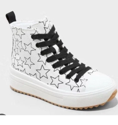 Zapatillas altas Art Class negras blancas talla 4 nuevas con caja Foto 1 de 2