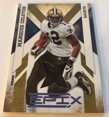 2010 Panini Epix Materials Prime /50 Marques Colston #61 Jersey Card - Image 1 of 2