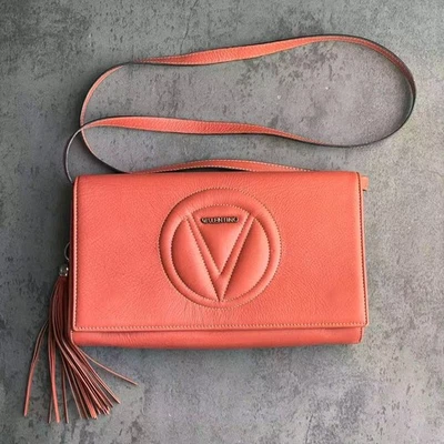 Valentino Bolsos Italia Cuero Bandolera Borla Bolso V Logo de Mario Valentino Foto 1 de 4