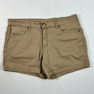 Faded Glory Womens Tan Shorts Size 14 - Picture 1 of 5