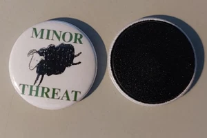 1x Minor Threat Kühlschrankmagnet Punk Hardcore HC Punk sXe Straight Edge - Bild 1 von 1