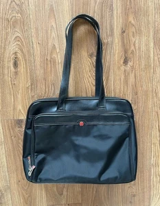 Wenger SwissGear Rhea Laptop Bag Black Tote Shoulder Bag Handbag Luggage Work - Afbeelding 1 van 13