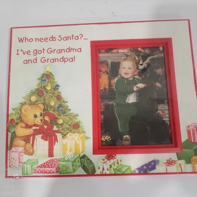 "Marco de fotos de plástico vintage Ultra Grqndma y abuelo 81/2"" X 7""" Foto 1 de 3
