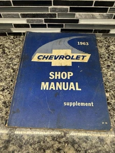 1963 Chevrolet Passenger Car Shop Manual Supplement - Picture 1 of 3