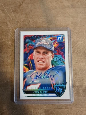 Autógrafo 2025 Panini Donruss Denver Broncos John Elway Gridiron Kings /49 NFL - Imagem 1 de 2