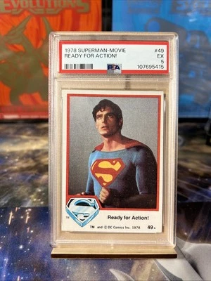 1978 Superman Movie Ready For Action! No. 49 PSA 5 - Image 1 of 2