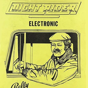 Bally Night Rider SS Version Pinball Machine Game Manual AND Schematics ORIGINAL - Picture 1 of 4