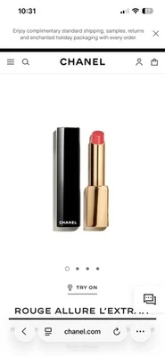 Chanel Rouge Allure L'Extrait 854 Rouge Puisant Foto 1 de 2
