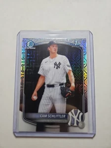 2025 Bowman Chrome - Cam Schlittler #BCP-166 1st Bowman Mojo Refractor - Picture 1 of 2