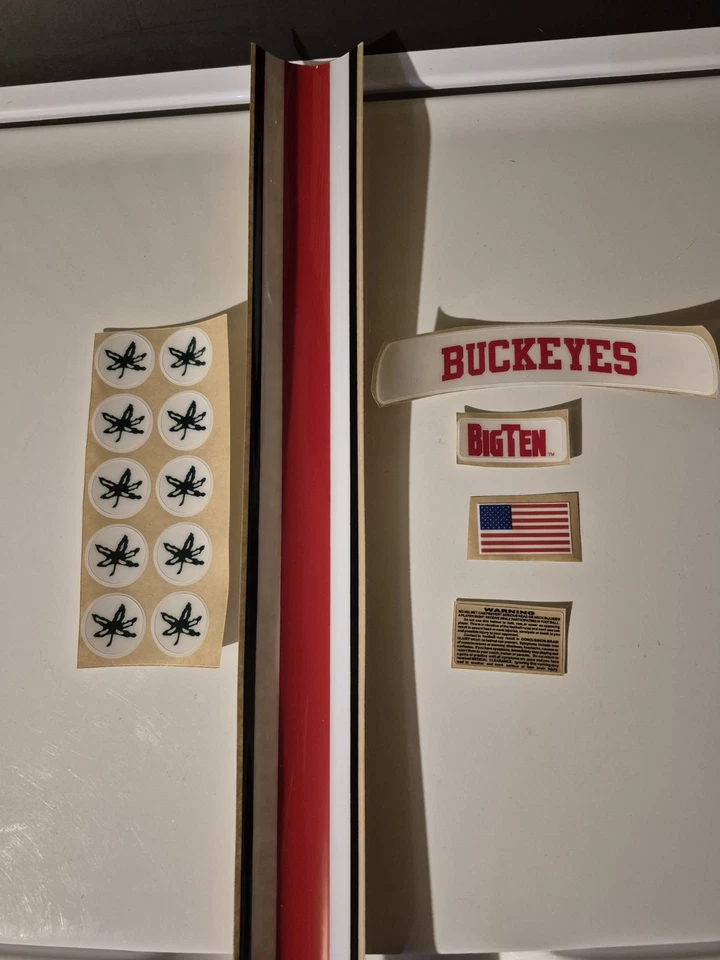 Ohio State Buckeyes full size football helmet decal Set - Image 1 of 1