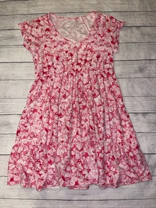 Womens Large No Boundaries Pink Floral Dress  - Picture 1 of 2