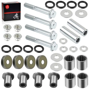 2003-2006 For Kawasaki KFX400 Front Upper & Lower A-Arm Bearing Bushing Bolt Kit - Picture 1 of 6