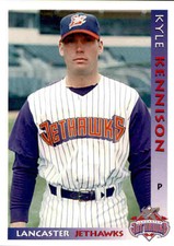 1998 Lancaster Jethawks Grandstand #14 Kyle Kennison Oxford Maine Baseball Card
