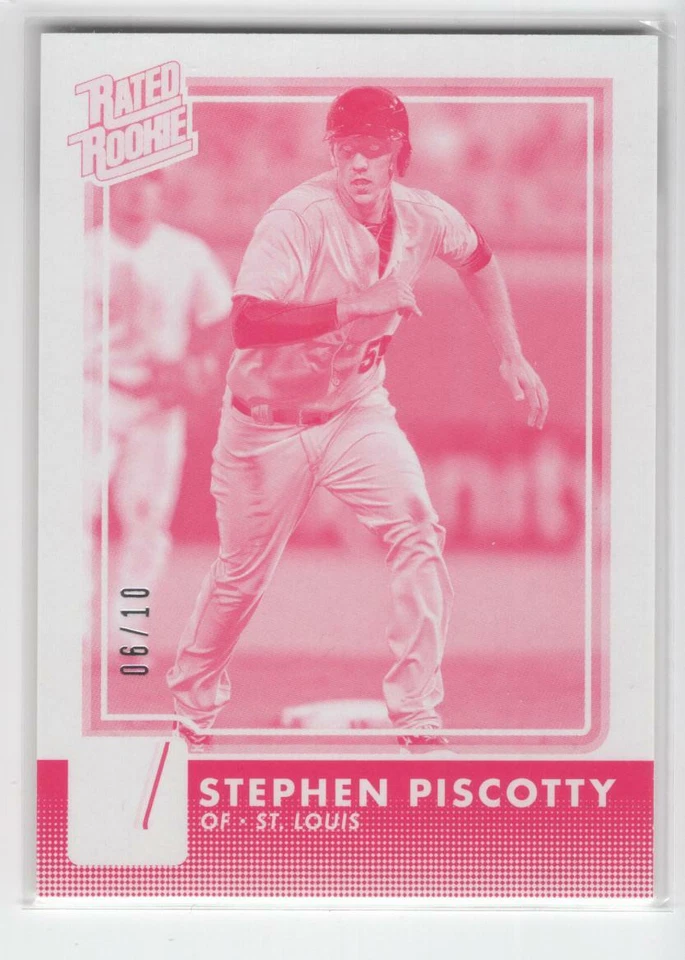 Stephen Piscotty 2016 Donruss clasificación novato prueba prueba/10 RC (R1997) Foto 1 de 1