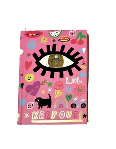 Stocking Stuffer Diary For Teens Keep Out With Bookmark Attached NWT Pink - Picture 1 of 9