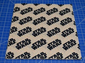 14 - 10" fabric squares Star Wars 100% cotton black beige rainbow layer cake - Picture 1 of 2