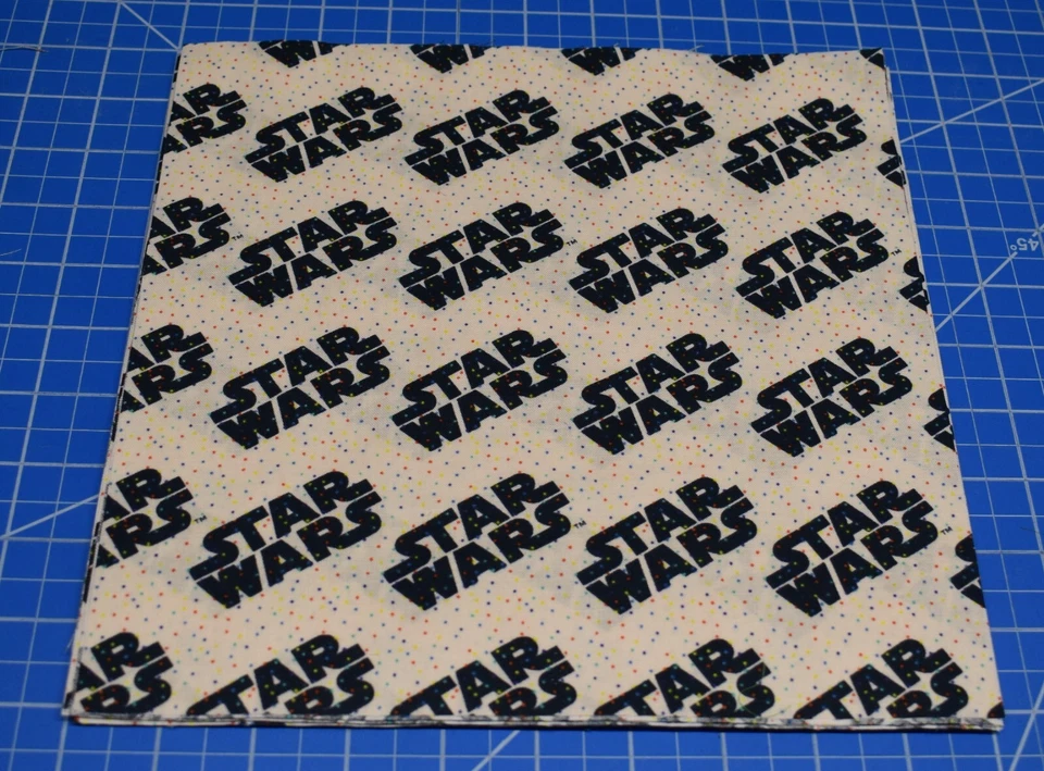 14 - 10" fabric squares Star Wars 100% cotton black beige rainbow layer cake - Image 1 of 2