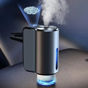 Rechargeable Car Vent Oil Diffuser Air Freshener Aroma Scent Interior Fragrance - Picture 1 of 18