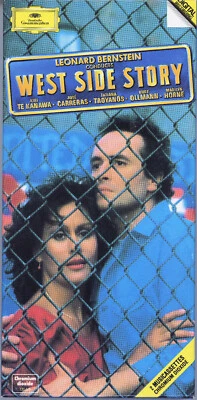 West Side Story Conducted by Leonard Bernstein 1985 2 Casette Tapes + Booklet S3 - Image 1 of 3