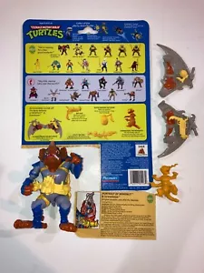 Playmates TMNT Ninja Turtles 1990 Wingnut & Screwloose Figure Complete File Card - Picture 1 of 3