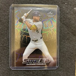 2023 Leaf Trinity Baseball Jackson Chourio Mega Box XRC Steel (RC) # S-37 - Foto 1 di 2