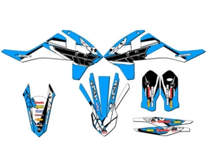 2016-2018 SXF 13 FLY Sky Blue Senge Graphics Kit Compatible with KTM - Picture 1 of 10