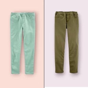 Carter's Girls Pull-On Twill Jeggings Olive Green Size 12, 14 Mint 10 New - Picture 1 of 7