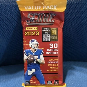 2023 PANINI SCORE NFL FOOTBALL "IN STOCK" VALUE FAT PACK (30 CARD) PACK CJ?๐ฅ๐ฅ - Picture 1 of 3